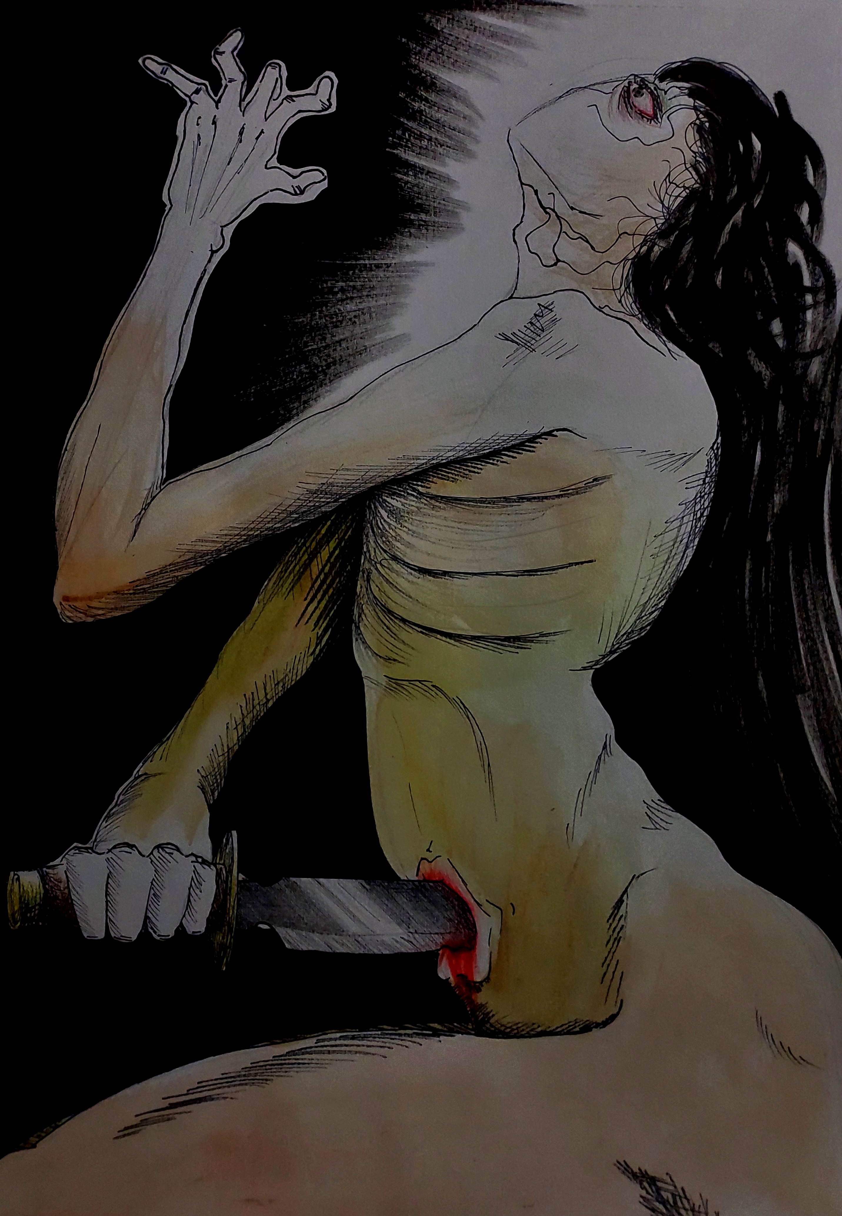 Self portrait painting