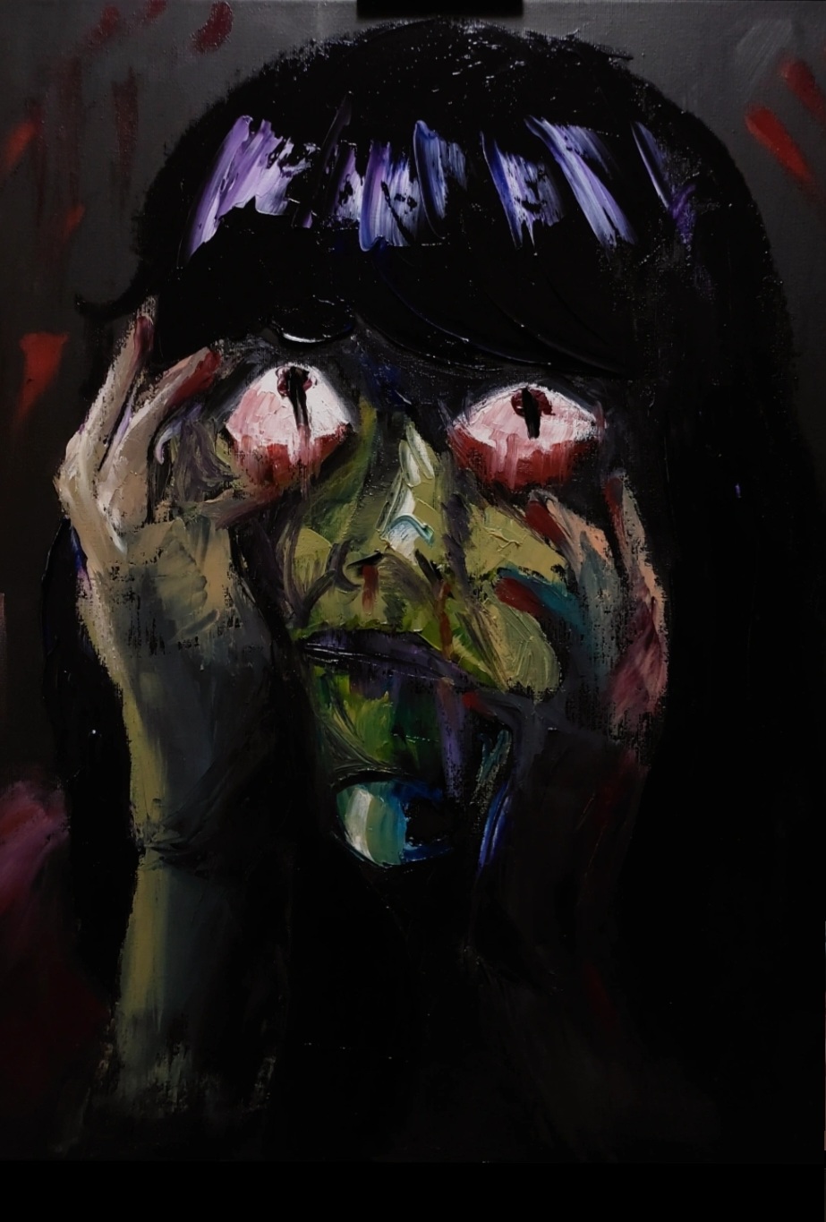 Self portrait painting